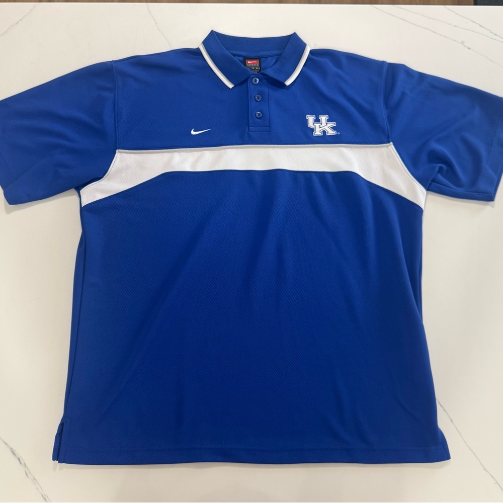 Nike Team Kentucky Wildcats Polo Shirt 💙🐾 (UK / NCAA)